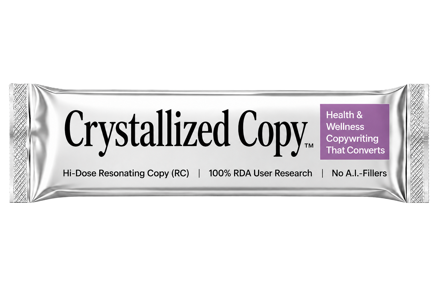 Crystallized Copy — supplement copywriter for health, longevity and wellness brands