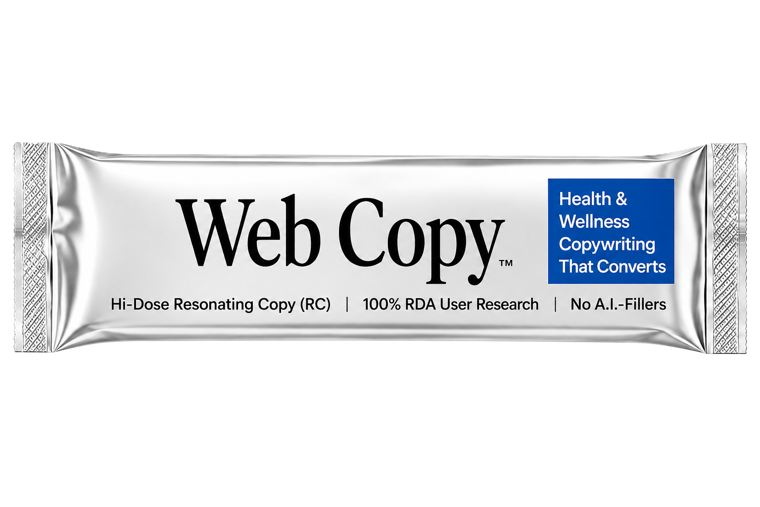 Web copy for supplement and wellness brands — landing pages, sales pages, product pages
